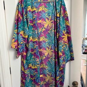 Cost Plus World Market Multicolor Kimono Top